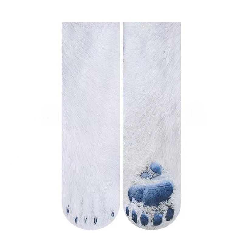 Funny Novelty Animal Paw Socks Personalized Gift For Christmas