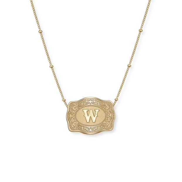 Vintage Western Custom Initial Bolo Bracelet/Necklace