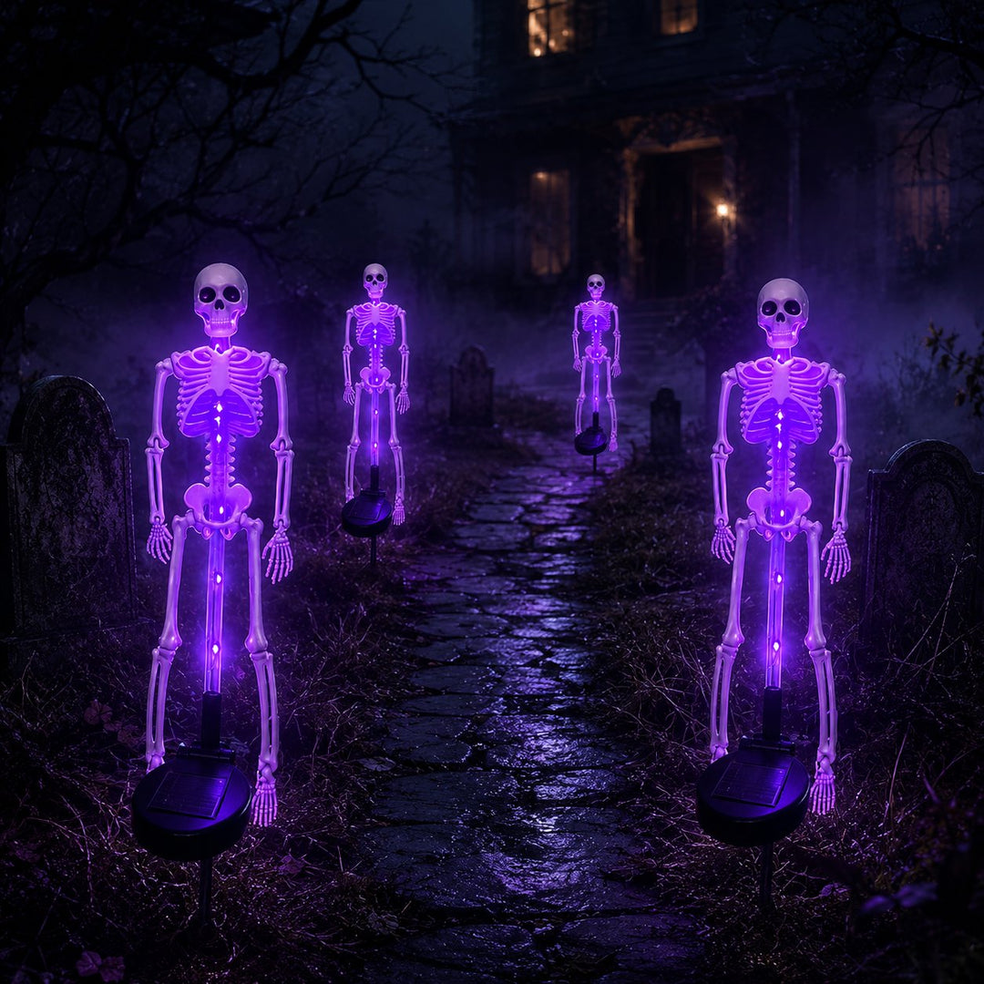 ⏰limited-time 50% OFF💀 Solar Skeleton Yard Stake
