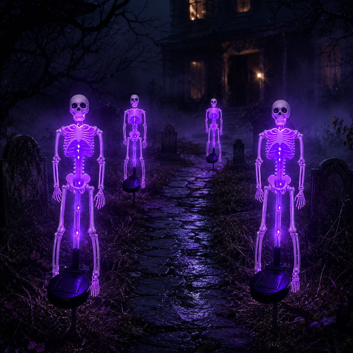 ⏰limited-time 50% OFF💀 Solar Skeleton Yard Stake