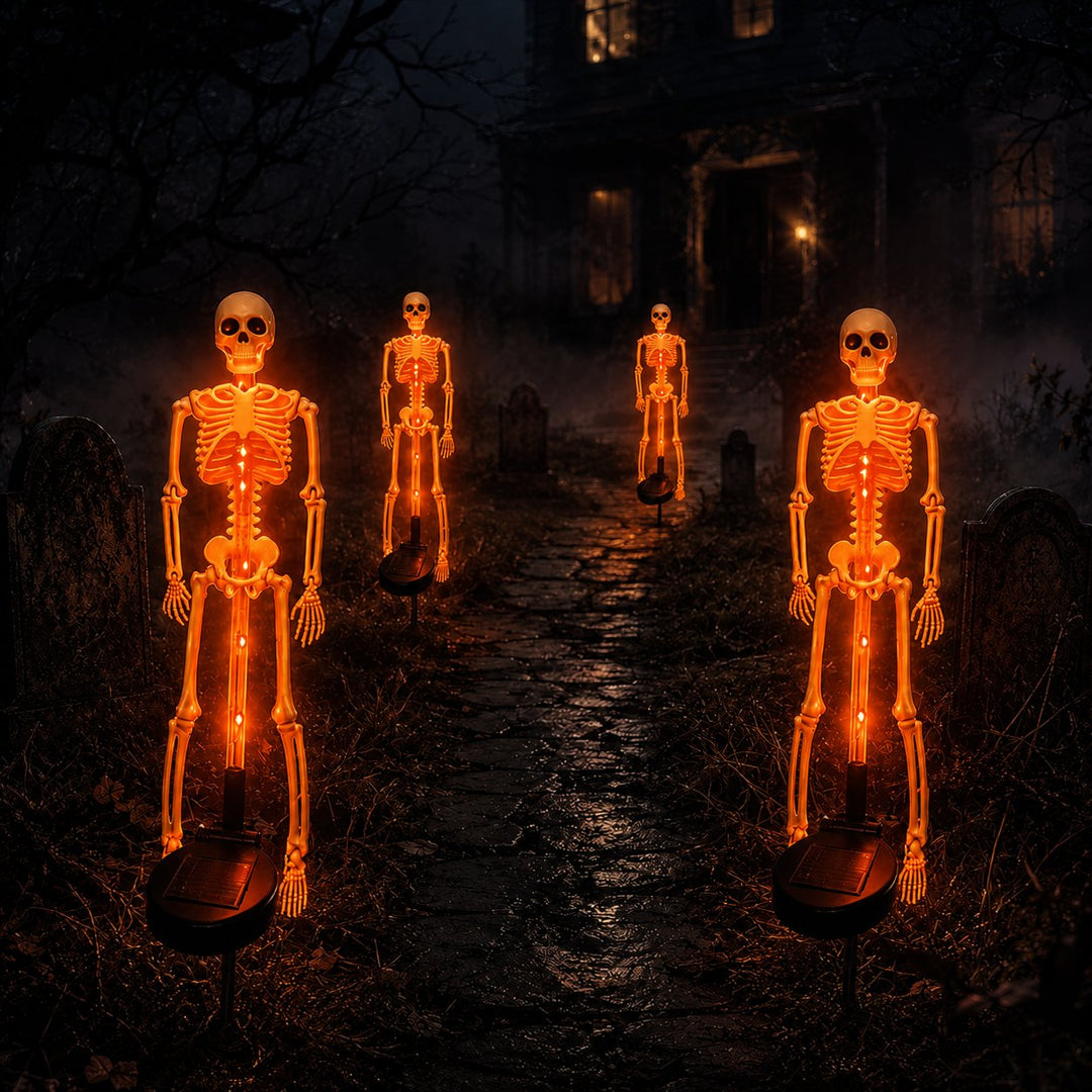 ⏰limited-time 50% OFF💀 Solar Skeleton Yard Stake