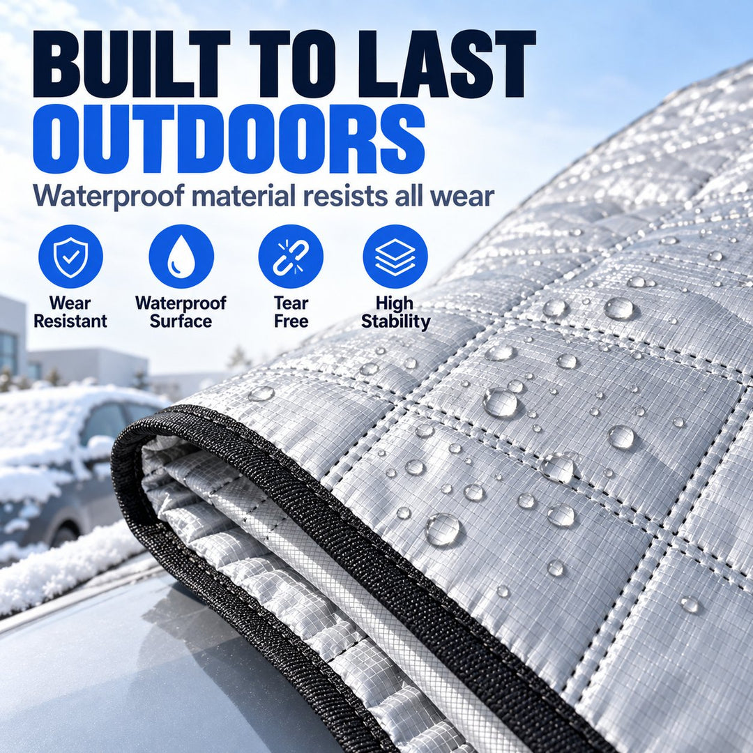 Universal Car Windshield Snow Cover - Winter Anti-Frost & Summer Sunshade Protector