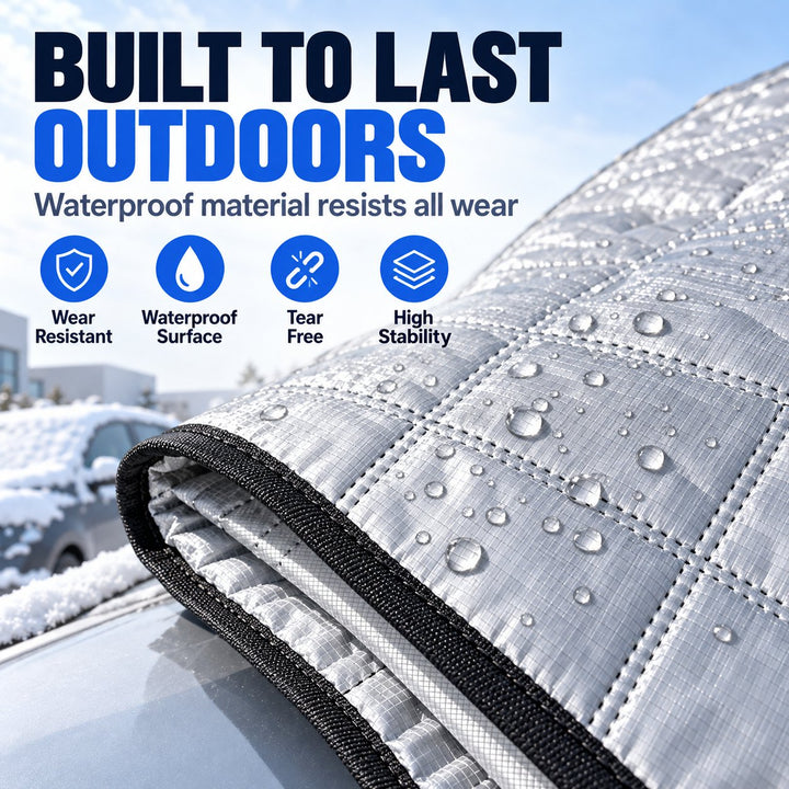 Universal Car Windshield Snow Cover - Winter Anti-Frost & Summer Sunshade Protector