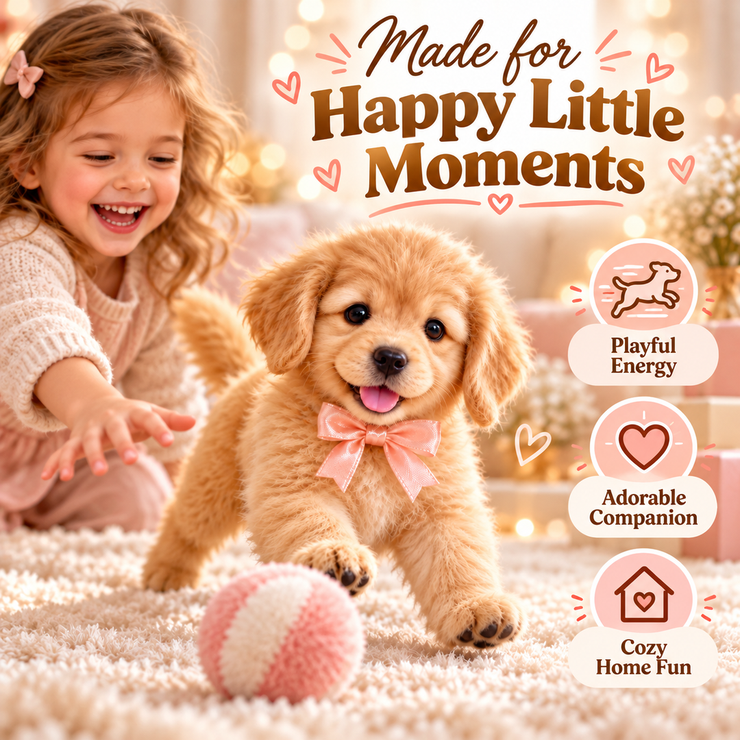 🎄45% OFF🐕🐾 Golden Buddy Realistic Robot Golden Retriever Puppy