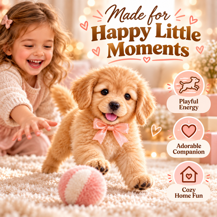 🎄45% OFF🐕🐾 Golden Buddy Realistic Robot Golden Retriever Puppy