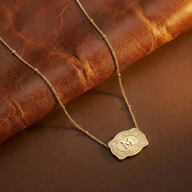 Vintage Western Custom Initial Bolo Bracelet/Necklace