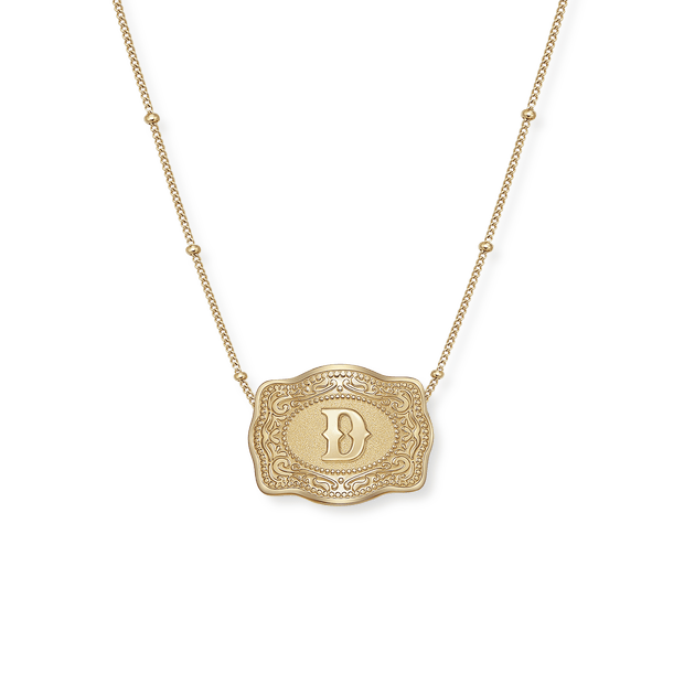 Vintage Western Custom Initial Bolo Bracelet/Necklace