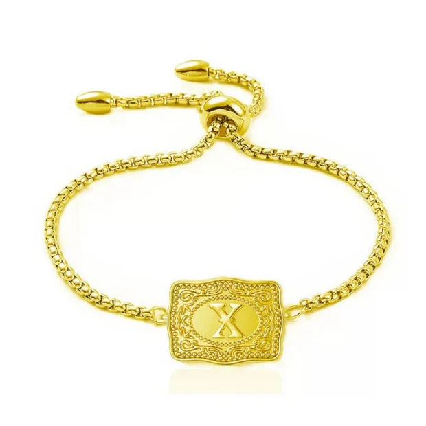 Vintage Western Custom Initial Bolo Bracelet/Necklace