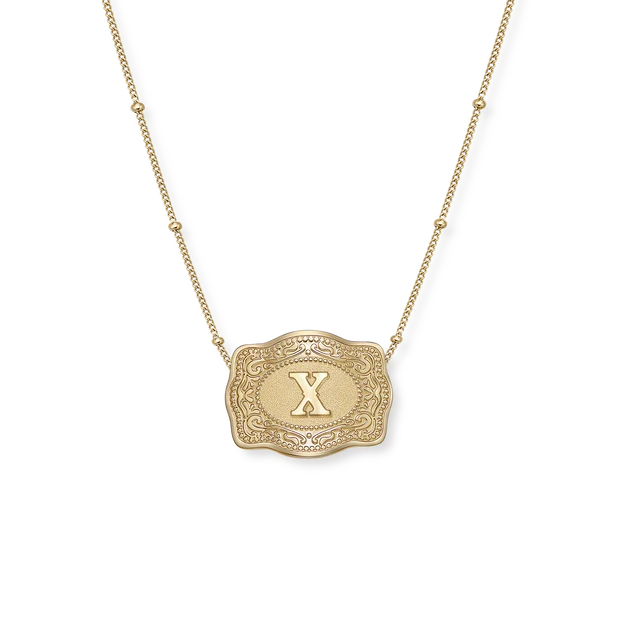 Vintage Western Custom Initial Bolo Bracelet/Necklace