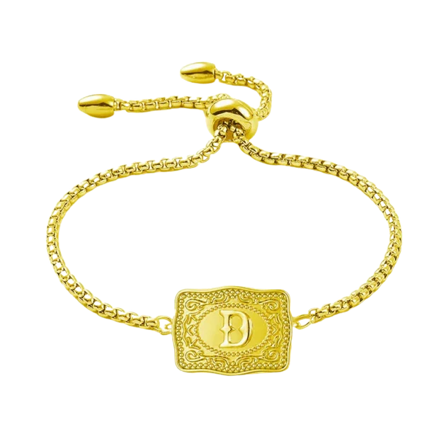 Vintage Western Custom Initial Bolo Bracelet/Necklace