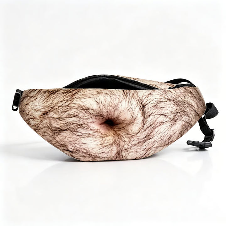 🔥 3D Prank Dad Bod Waist Bag