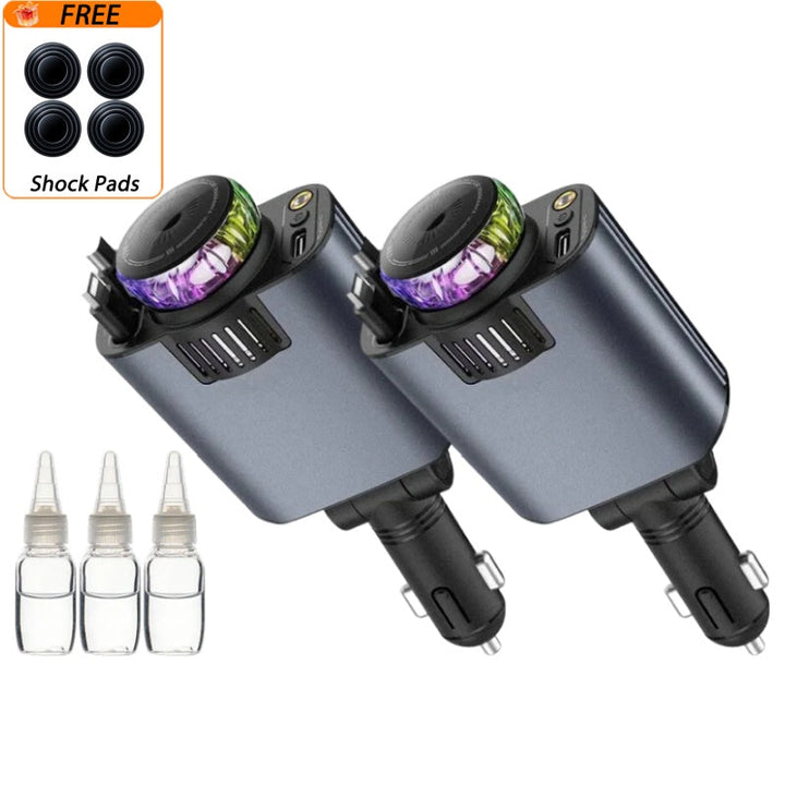 🔋⚡5-in-1 Charger & Aroma Diffuser & Starlight Ceiling