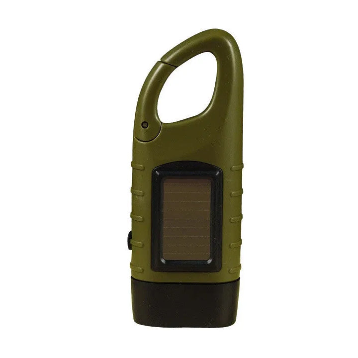 🔦 Solar + Hand-Crank Flashlight | Outdoor Backup