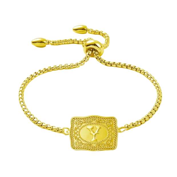 Vintage Western Custom Initial Bolo Bracelet/Necklace
