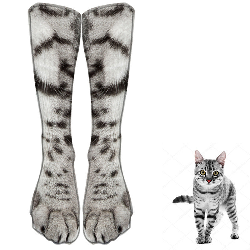 Funny Novelty Animal Paw Socks Personalized Gift For Christmas