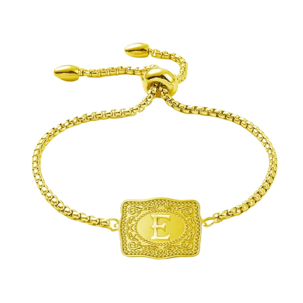 Vintage Western Custom Initial Bolo Bracelet/Necklace