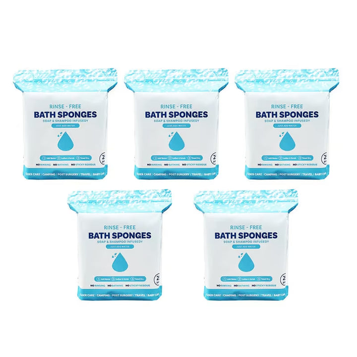 🏆Flash Sale⚡ 50K+  🌈Disposable Rinse-Free Bathing Wipes🧼