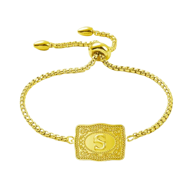 Vintage Western Custom Initial Bolo Bracelet/Necklace