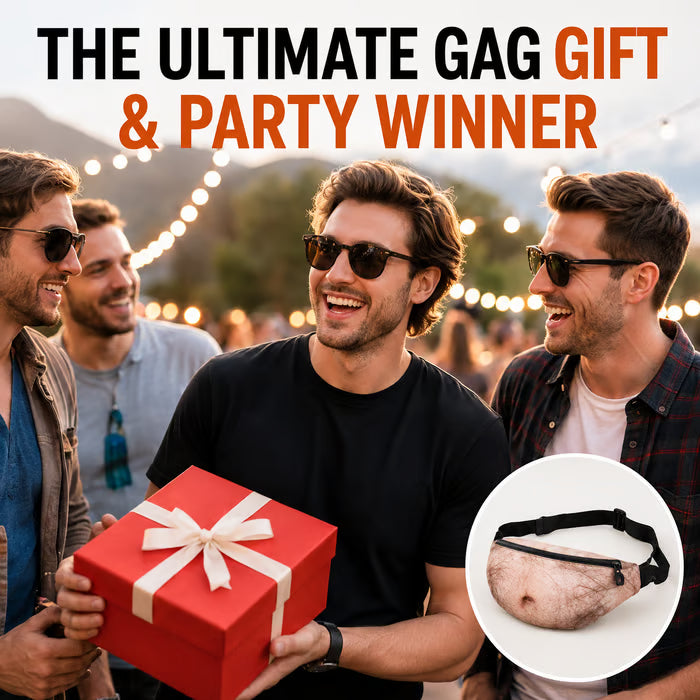 🔥 3D Prank Dad Bod Waist Bag