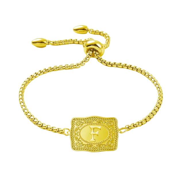 Vintage Western Custom Initial Bolo Bracelet/Necklace