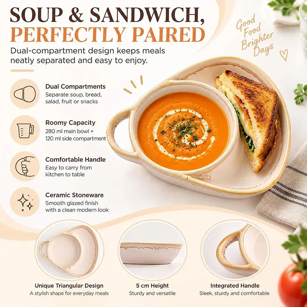🍲Hot Sale 49%Off🔥Cosy Up with Rustic Ceramic Soup & Toasty Bowls ✨（BUY 2 FREE SHIPPING）