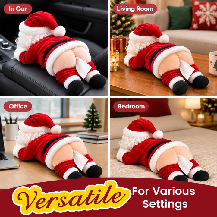 Funny Santa Butt Tissue Box
