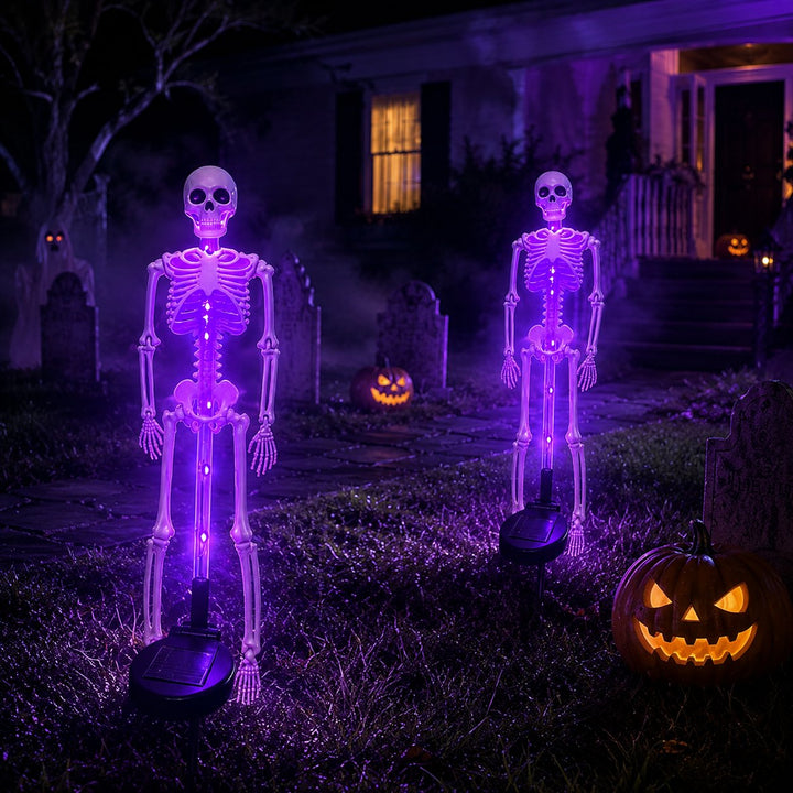 ⏰limited-time 50% OFF💀 Solar Skeleton Yard Stake