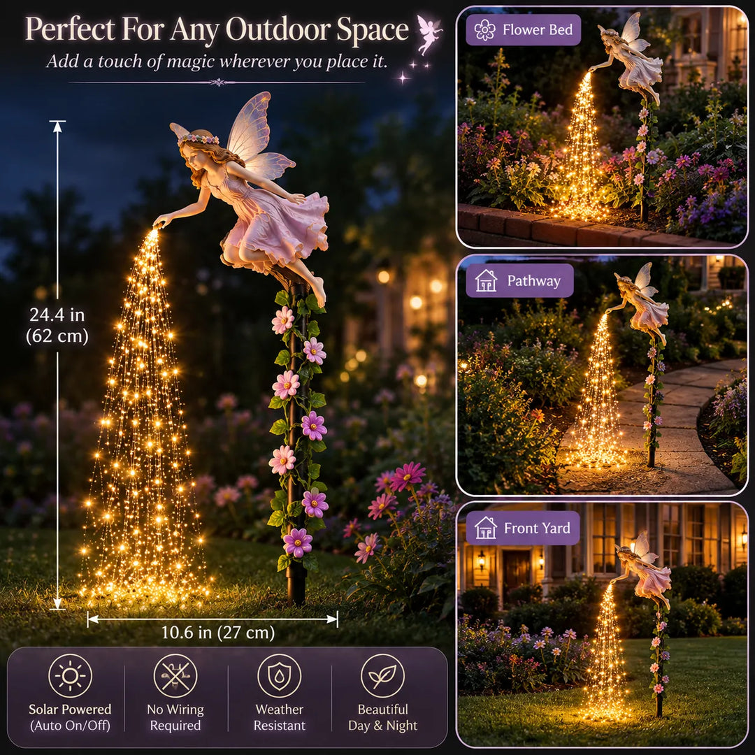 🔥Today 49% OFF🧚‍♀️Fairy Sprinkling Magic Dust Garden Light🌸