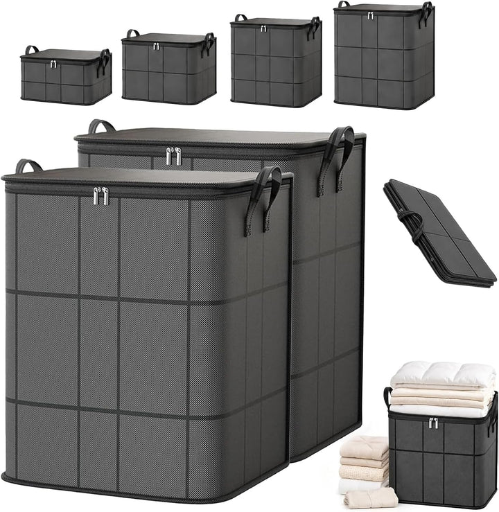 2027 Upgraded XXL Foldable Storage Bag with Reinforced Handles