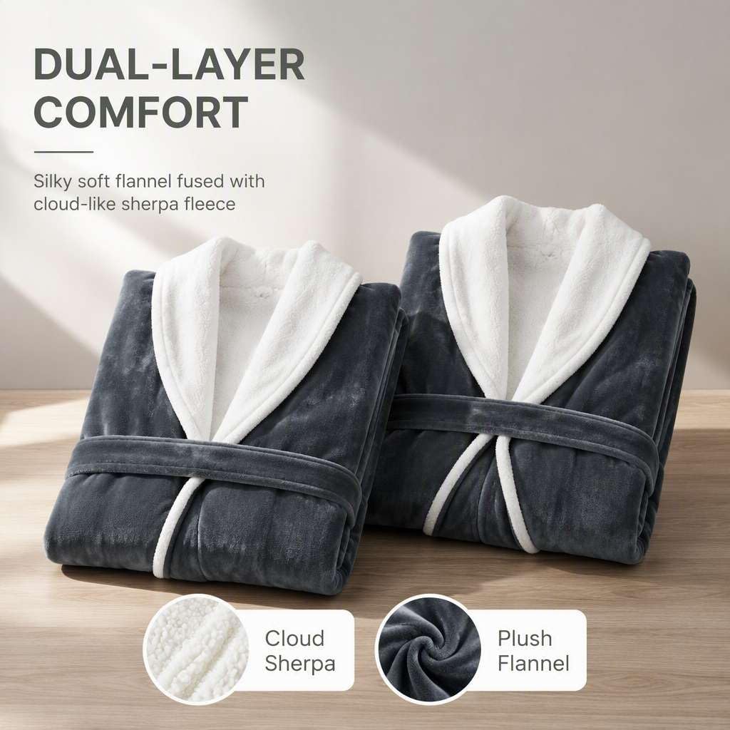 Wearable Heated Blanket with Foot Pocket