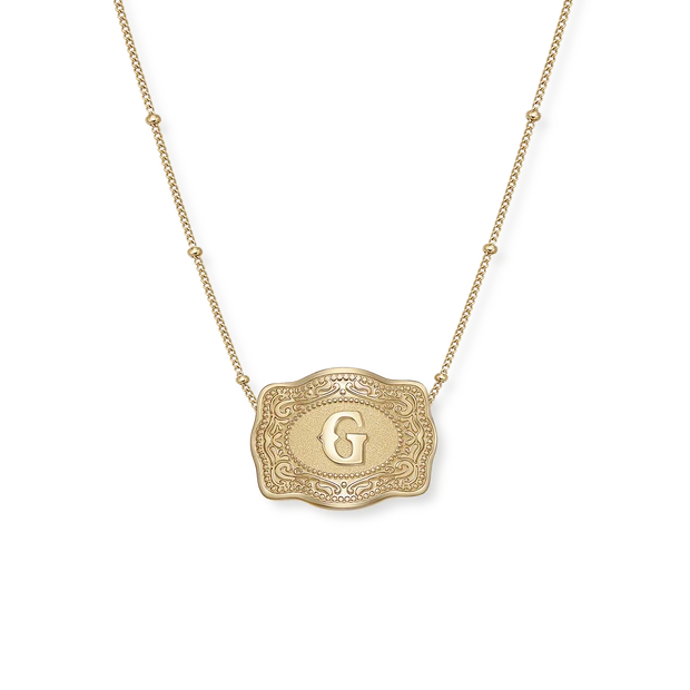 Vintage Western Custom Initial Bolo Bracelet/Necklace