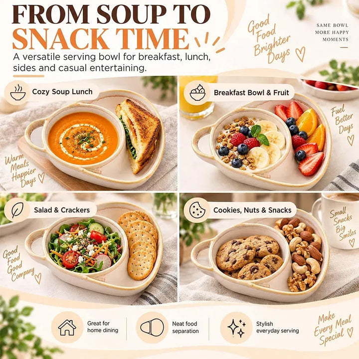 🍲Hot Sale 49%Off🔥Cosy Up with Rustic Ceramic Soup & Toasty Bowls ✨（BUY 2 FREE SHIPPING）