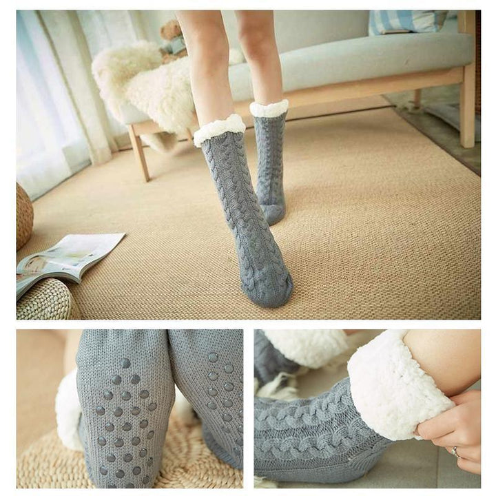 Fansgiftslife Extra-warm Fleece Indoor Socks