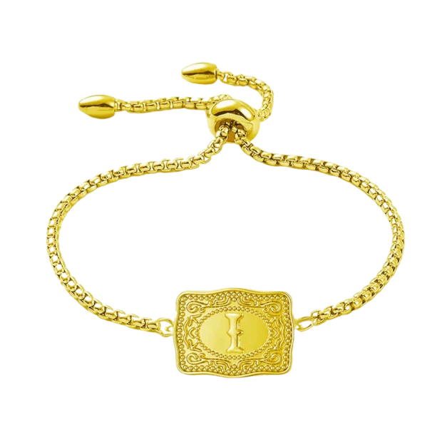 Vintage Western Custom Initial Bolo Bracelet/Necklace