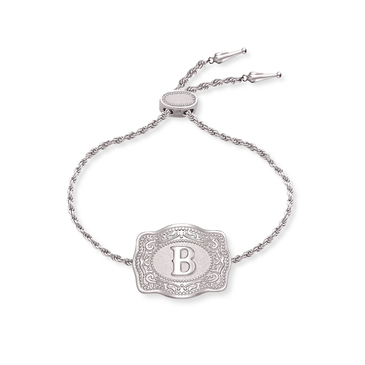 Vintage Western Custom Initial Bolo Bracelet/Necklace