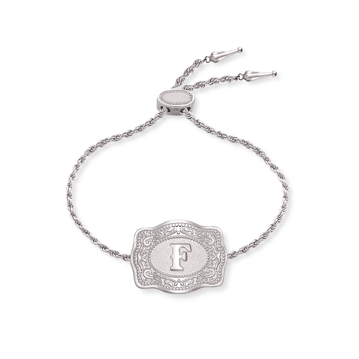 Vintage Western Custom Initial Bolo Bracelet/Necklace