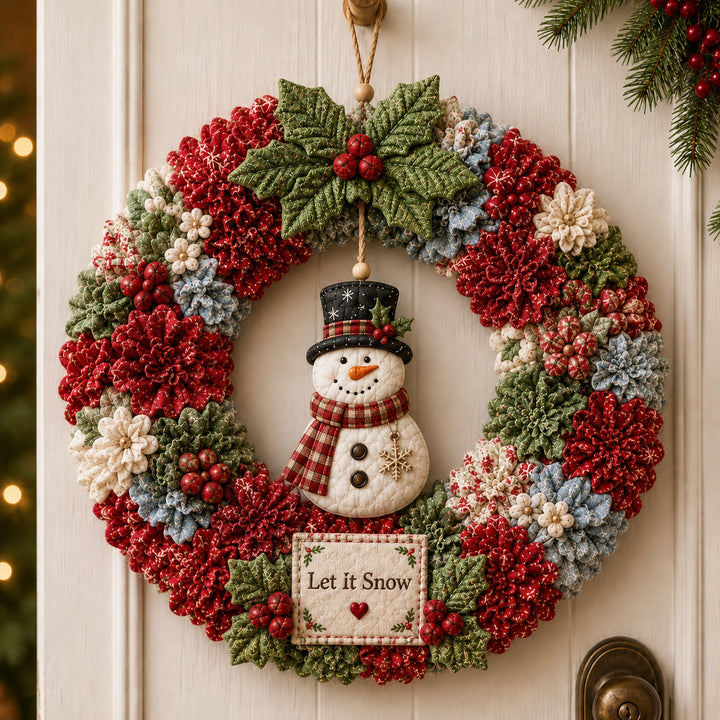 🔥49% Off Last Day - 🔥🎄 3D Fabric Poke Wreath DIY Kit2
