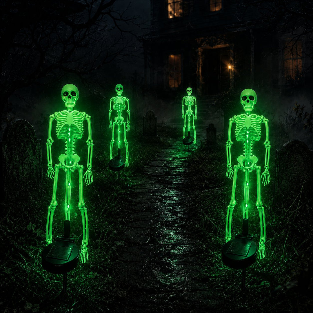 ⏰limited-time 50% OFF💀 Solar Skeleton Yard Stake