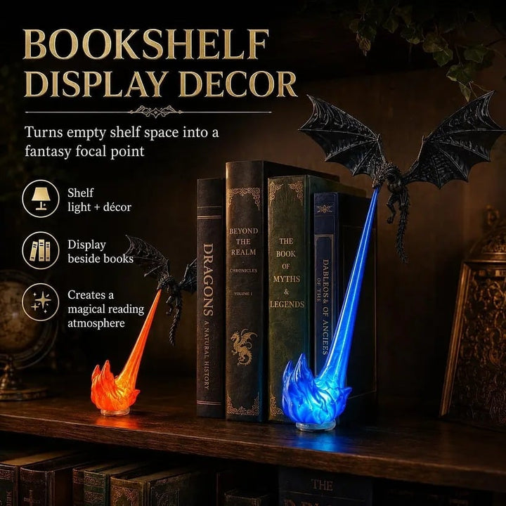 🔥LAST DAY 49% OFF🎁Flying Dragon Bookshelf Light 2026