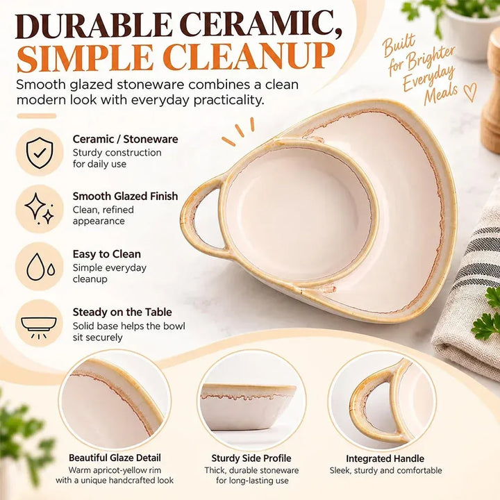 🍲Hot Sale 49%Off🔥Cosy Up with Rustic Ceramic Soup & Toasty Bowls ✨（BUY 2 FREE SHIPPING）
