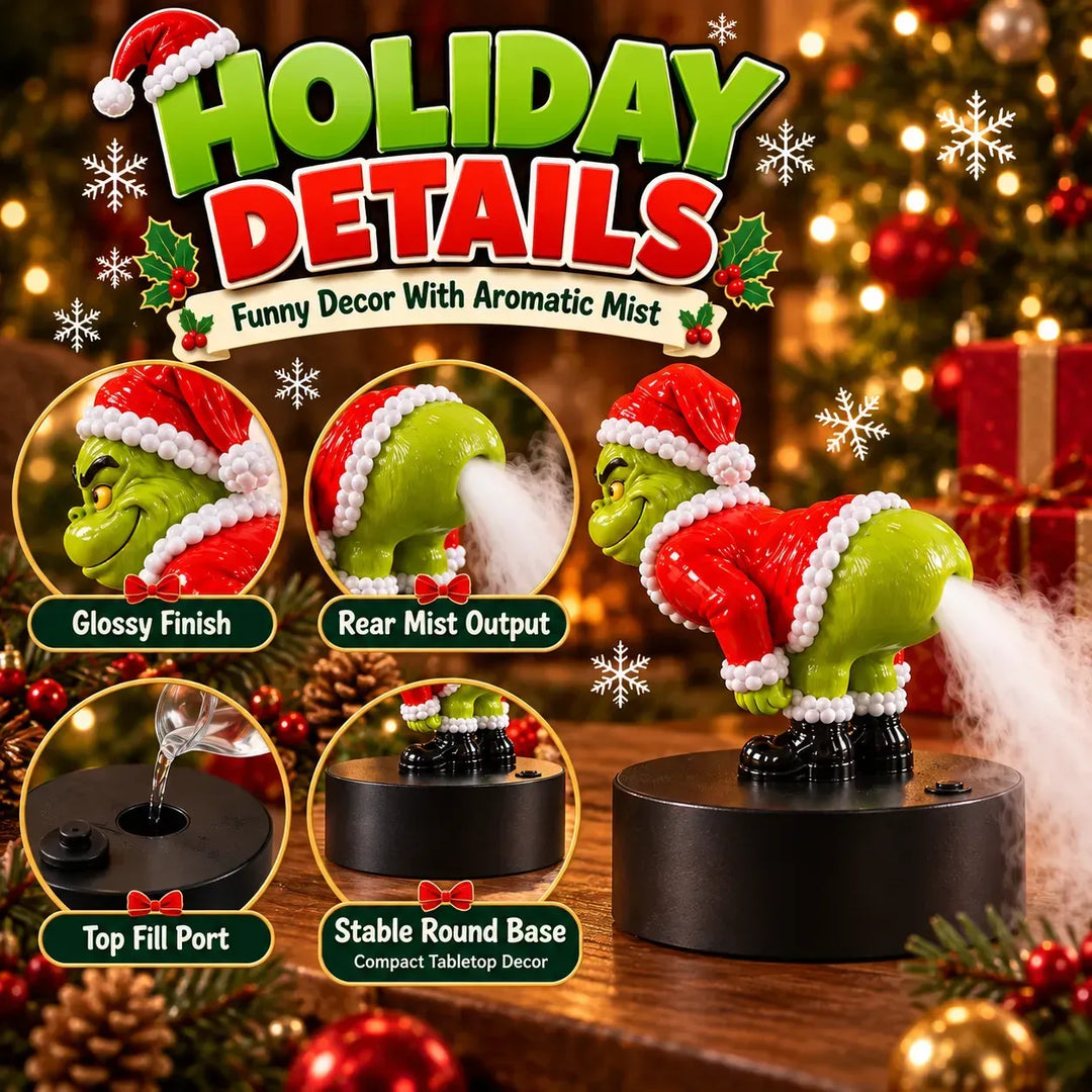 🎄 Christmas Gag Fart Diffuser: Novelty Desktop Humidifier