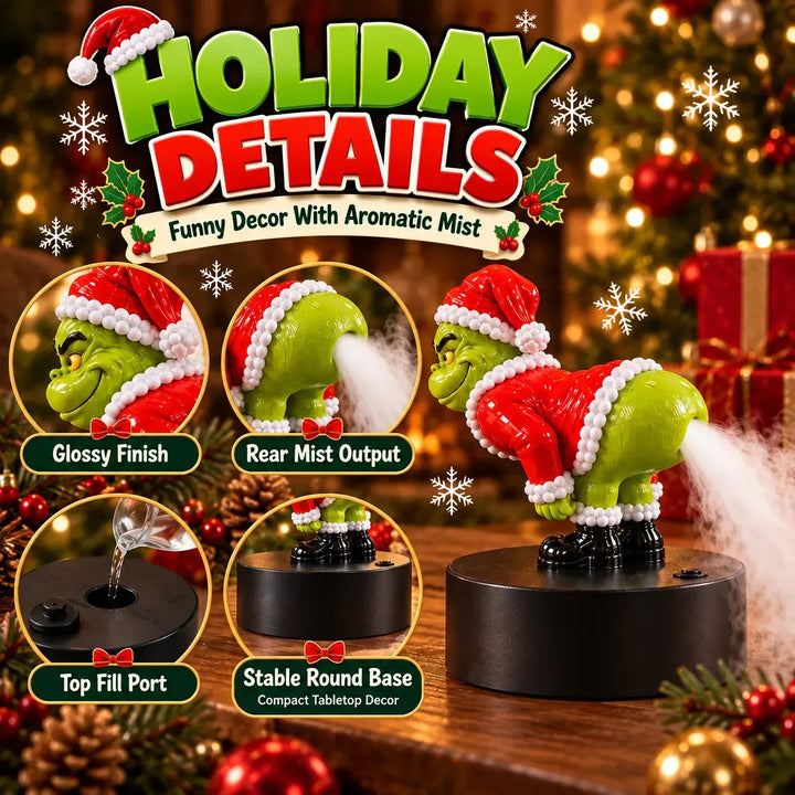 🎄 Christmas Gag Fart Diffuser: Novelty Desktop Humidifier