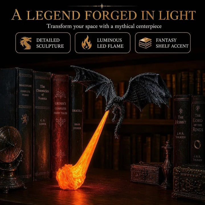 🔥LAST DAY 49% OFF🎁Flying Dragon Bookshelf Light 2026