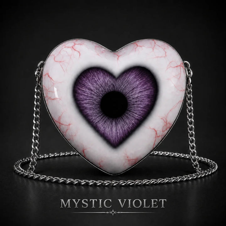 🔥Last Day 50% OFF 🖤👁 Gothic Heart Eye Statement Crossbody Bag