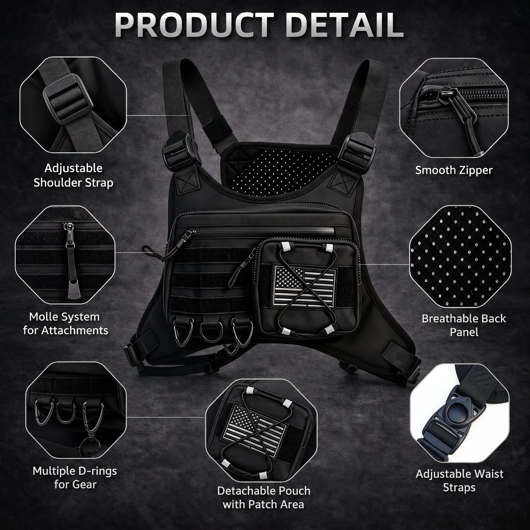 Lightweight Tactical Chest Rig Bag