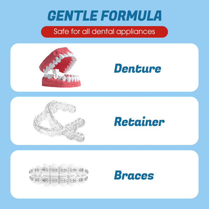 Retainer Cleaner Tablets for Odor & Stain Removal